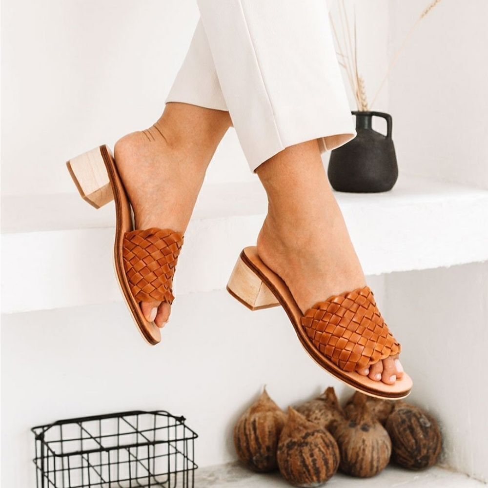 Liberte Santorini Woven Mule